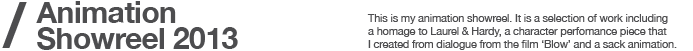Animationshowwreel2013